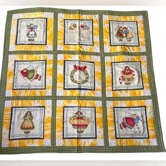 Christmas Small Lap Quilt Homemade - Picture 1 of 15